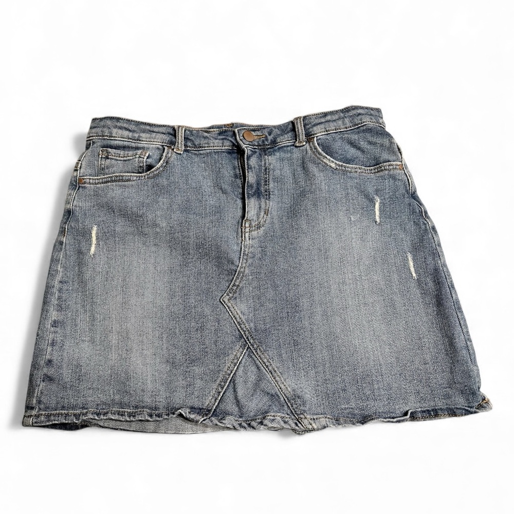 Wonder Nation Denim Blue Kids Skirt